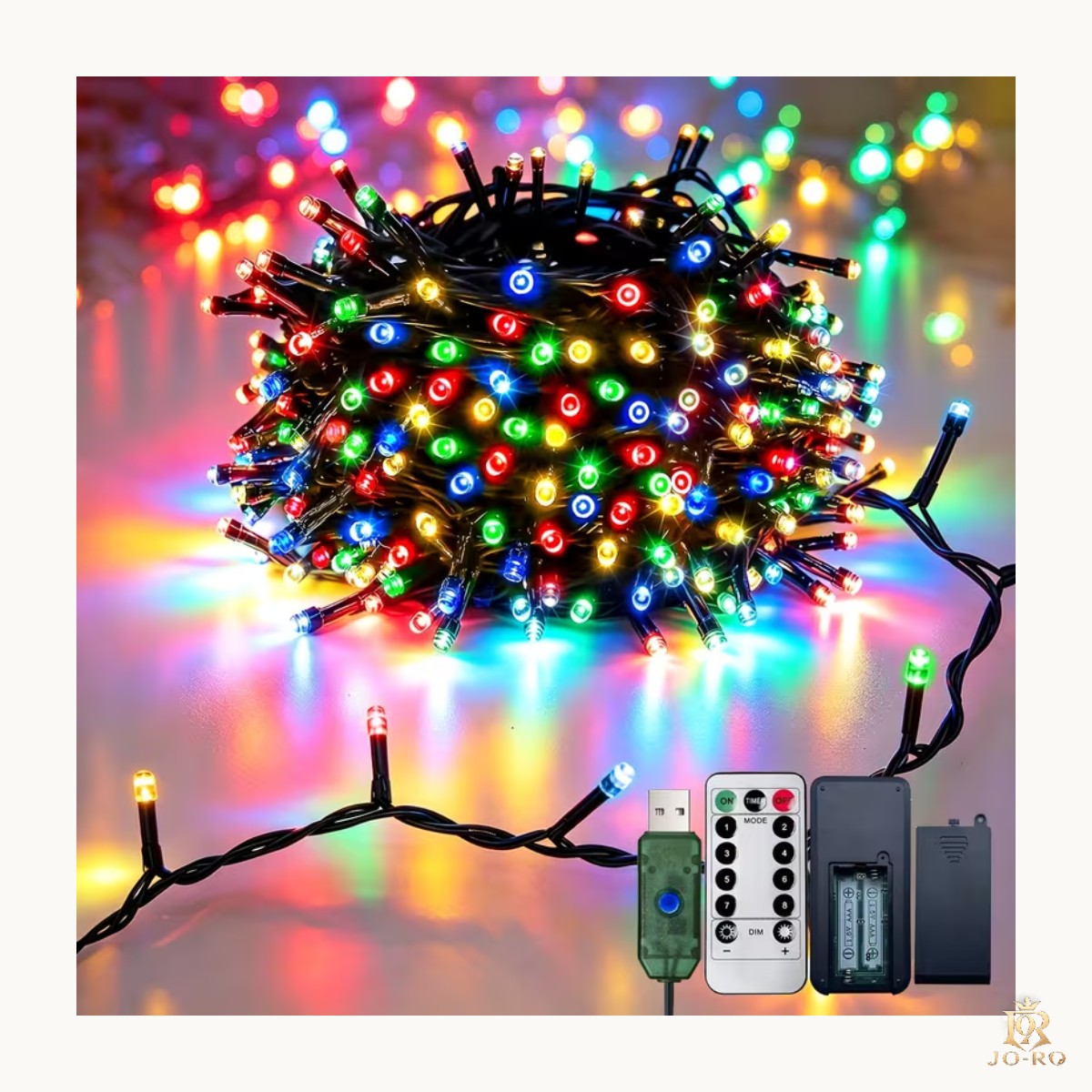 1 pieza, Lámpara de hilo desnudo alimentada por USB, Guirnalda de luces LED