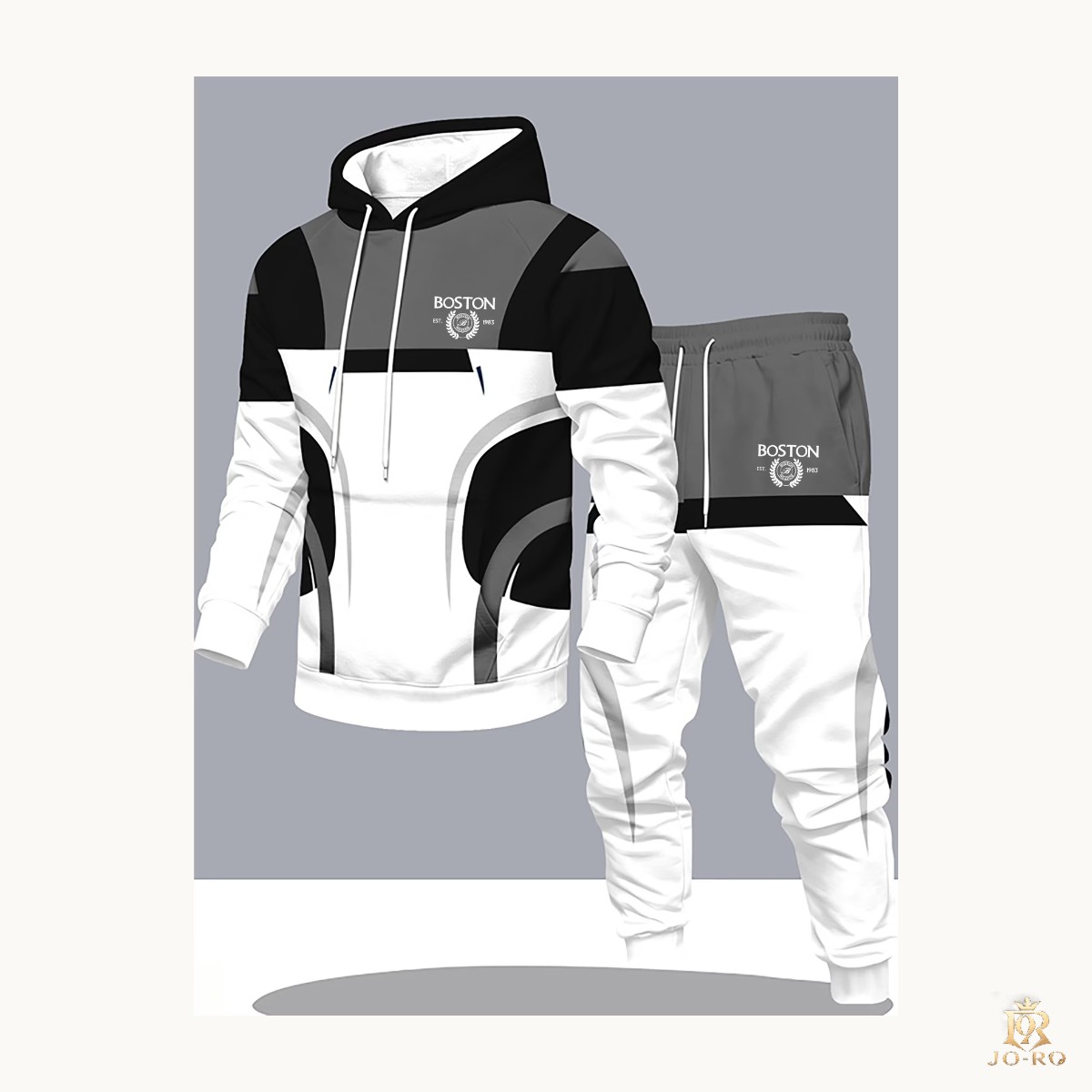 Conjunto de Sudadera con Capucha de Moda de Primavera y Otoño para Uso al Aire Libre